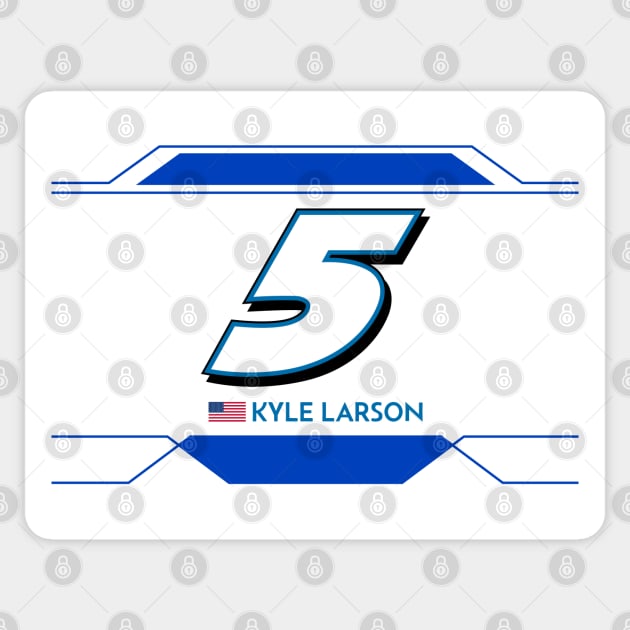 Kyle Larson #5 2023 NASCAR Design Sticker by AR Designs 
